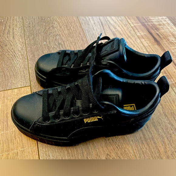 Puma platform sneakers black gold - Picture 1 of 2